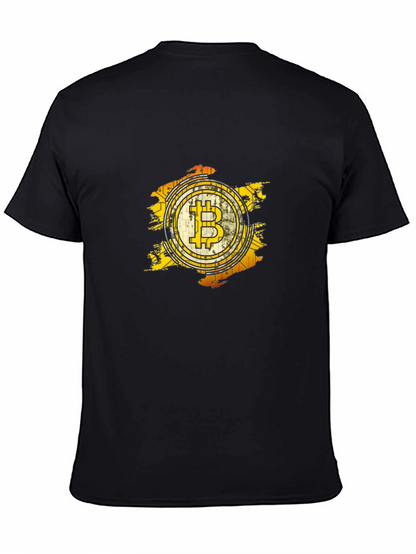 Bitcoin Logo Graphic Tee - Black