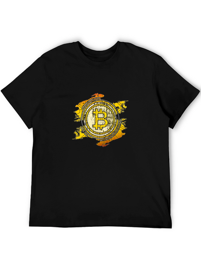 Bitcoin Logo Graphic Tee - Black