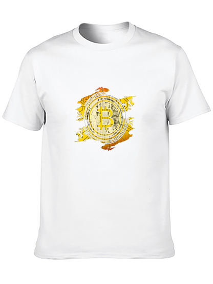 Bitcoin Logo Graphic Tee - Black