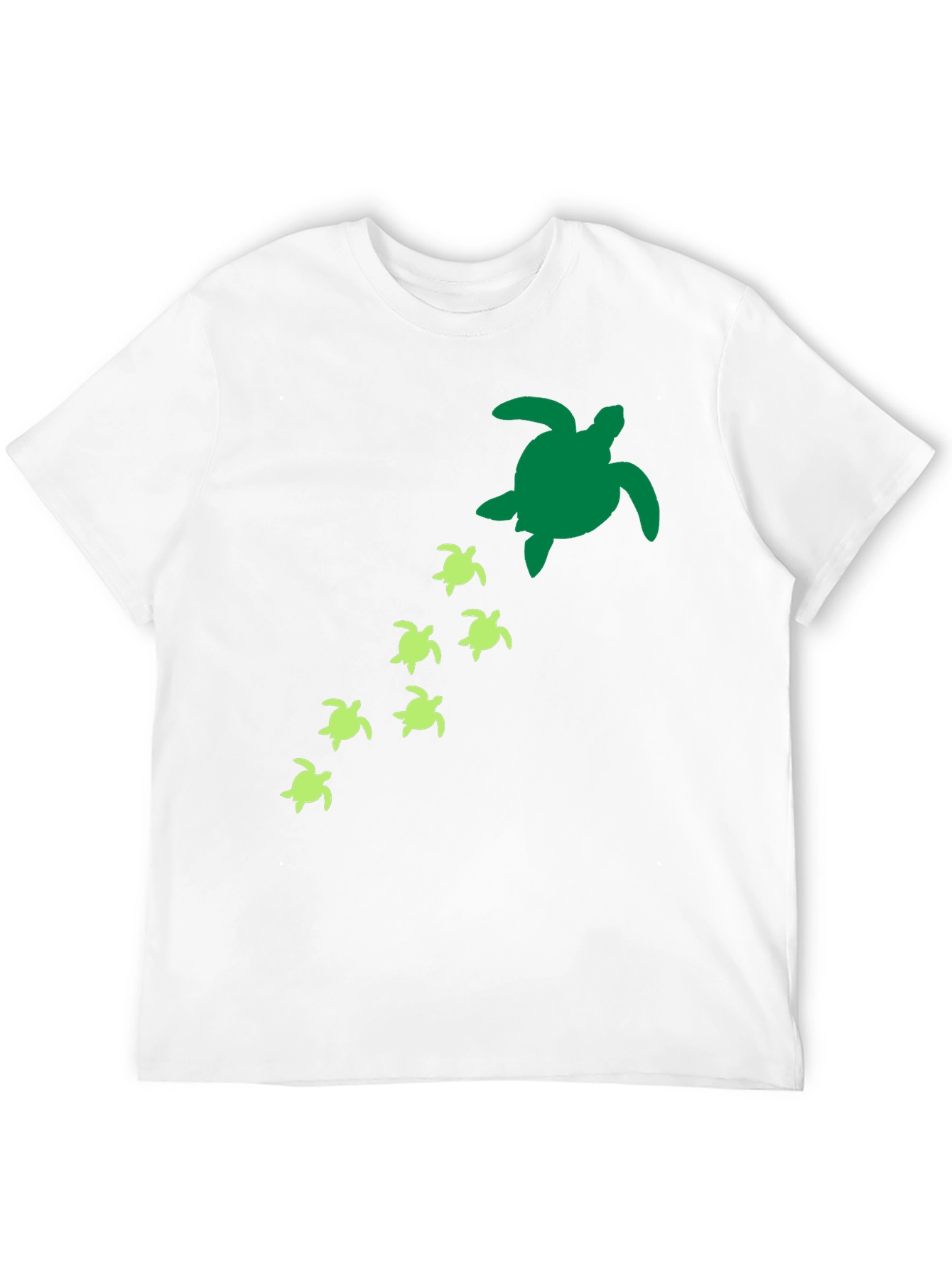 Turtle Family T-Shirt - Sea Life Graphic Tee