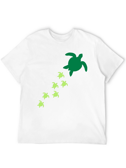 Turtle Family T-Shirt - Sea Life Graphic Tee