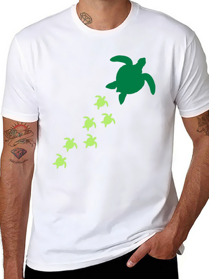 Turtle Family T-Shirt - Sea Life Graphic Tee