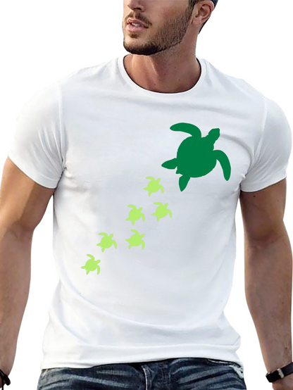 Turtle Family T-Shirt - Sea Life Graphic Tee