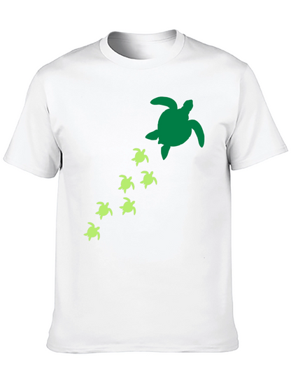 Turtle Family T-Shirt - Sea Life Graphic Tee