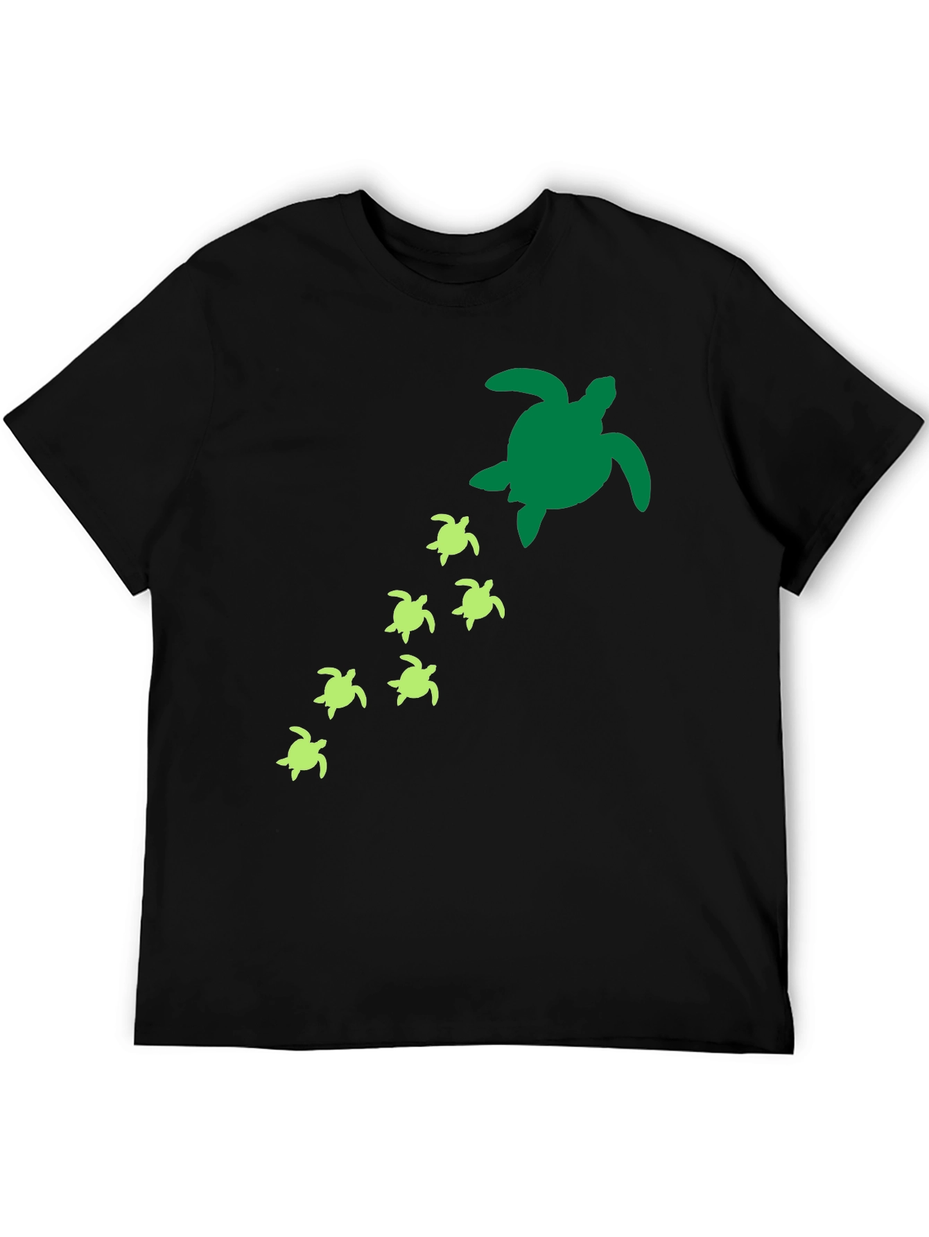 Turtle Family T-Shirt - Sea Life Graphic Tee