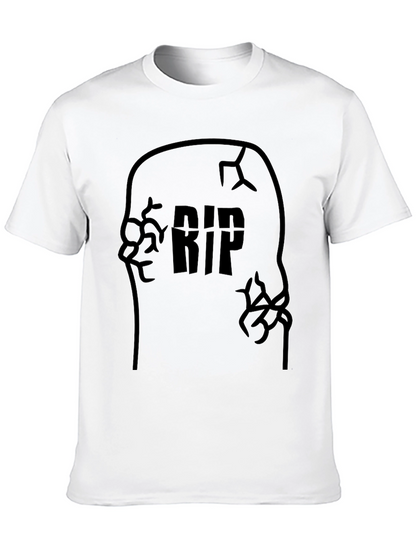 RIP Tombstone Graphic Tee - Black Halloween Shirt