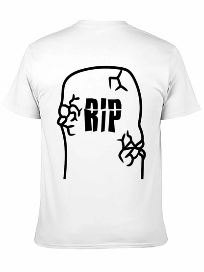 RIP Tombstone Graphic Tee - Black Halloween Shirt