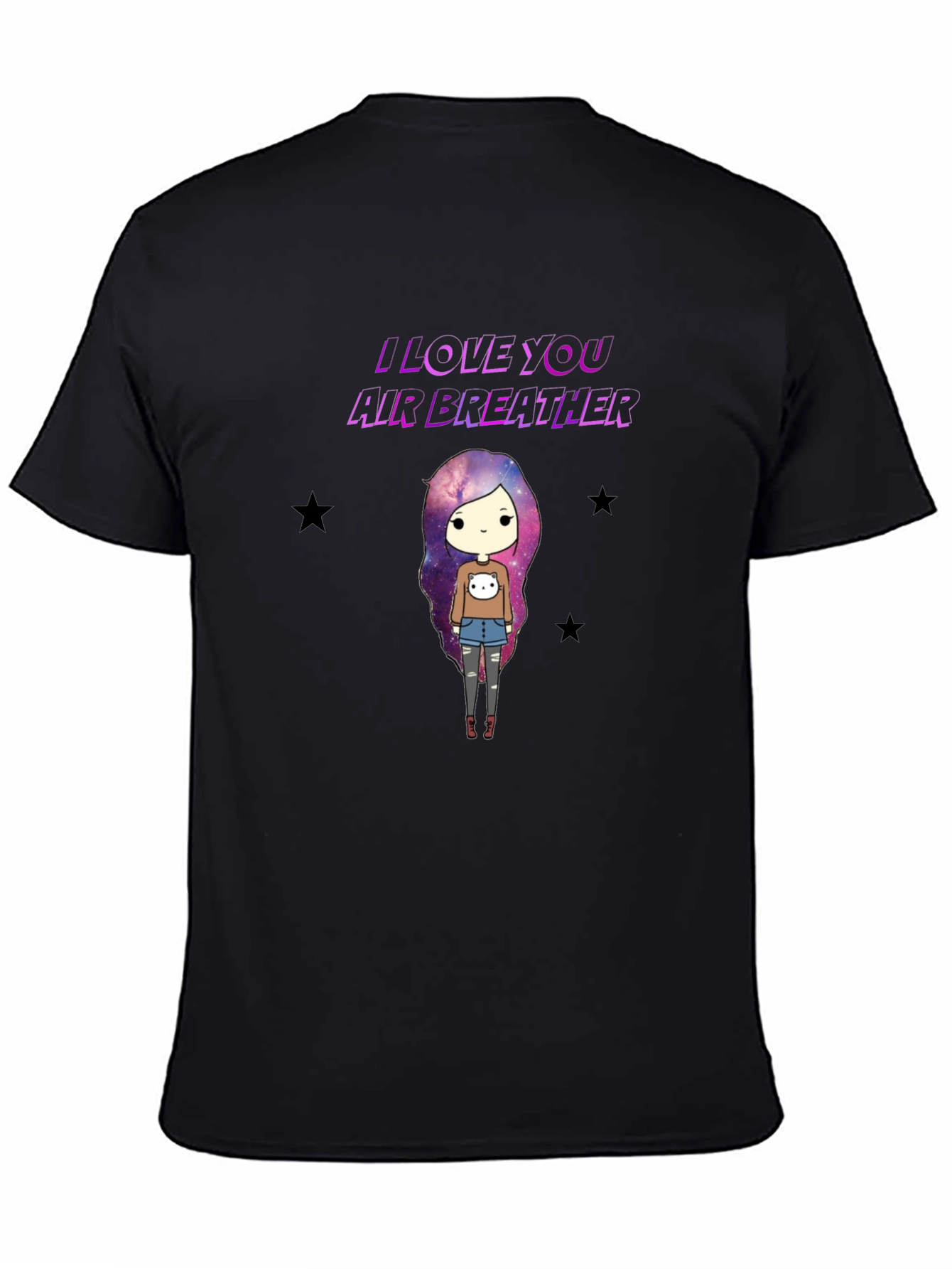 I Love You Air Breather Graphic T-Shirt