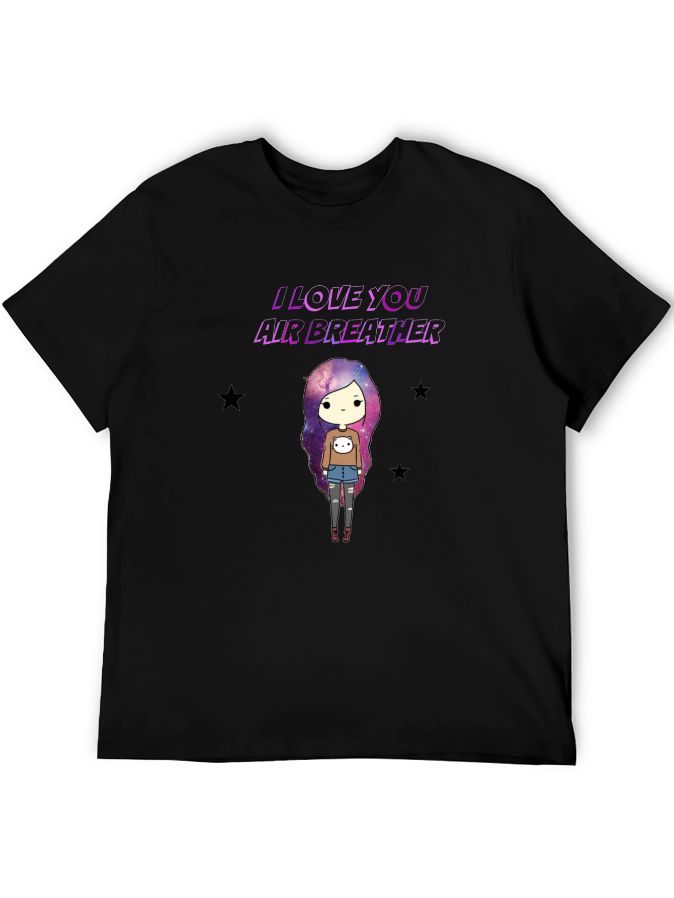 I Love You Air Breather Graphic T-Shirt