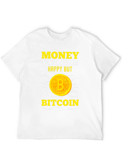 Bitcoin Makes You Happy T-Shirt - Crypto Tee
