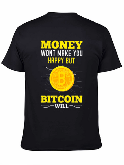 Bitcoin Makes You Happy T-Shirt - Crypto Tee
