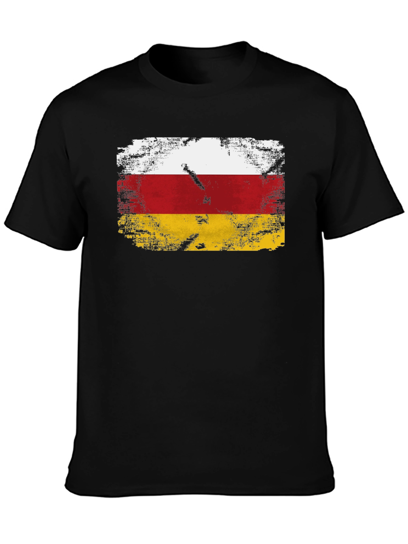 Ossetia Flag T-Shirt - Distressed Design