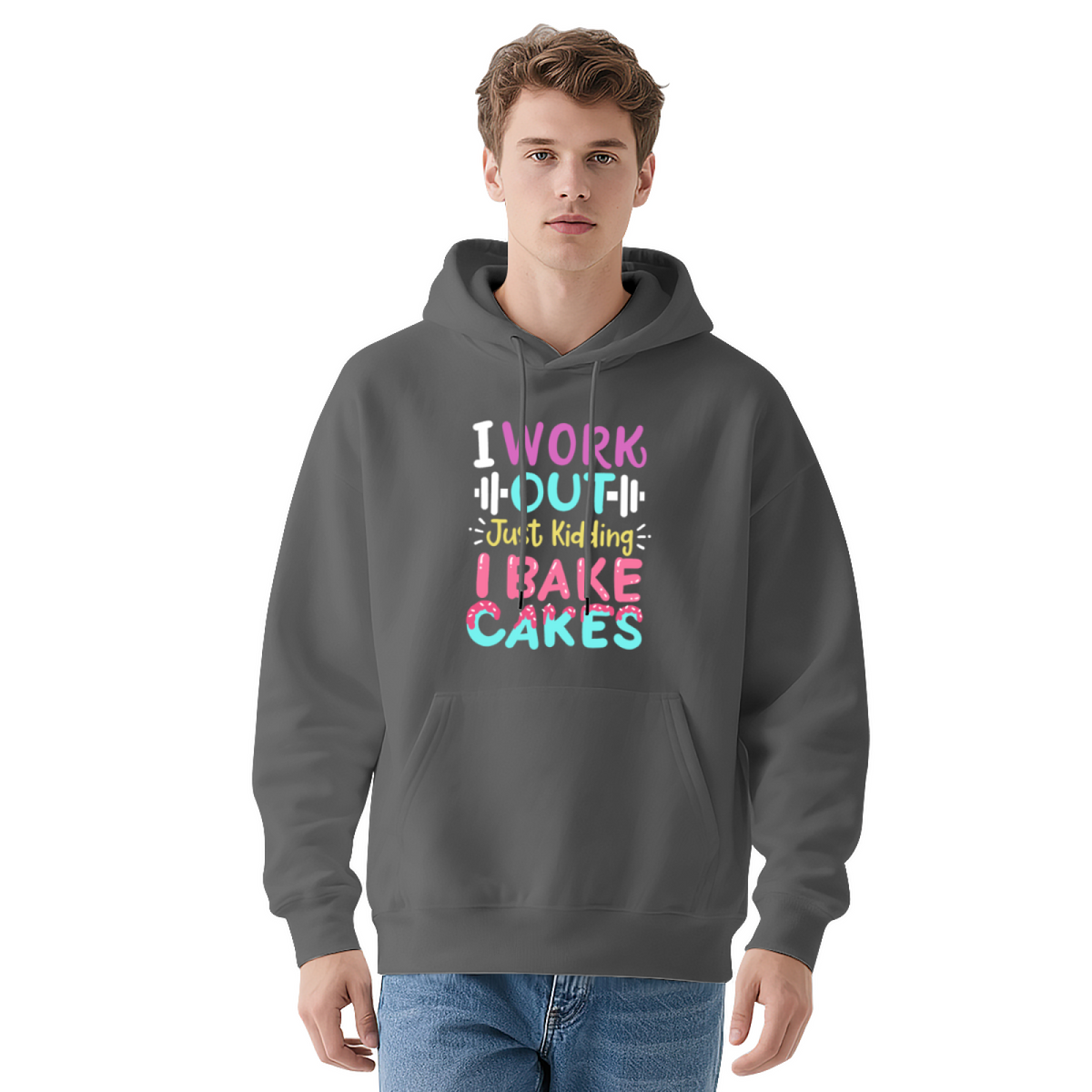 Funny I Work Out Just Kidding I Bake Cakes Hoodie