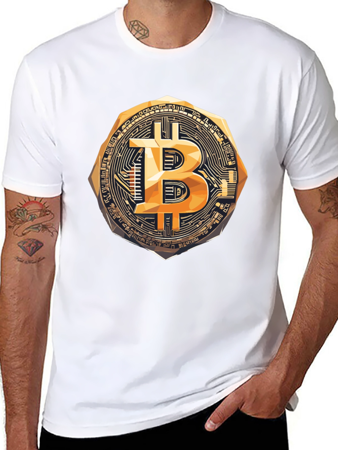 Bitcoin Graphic Tee - Crypto Currency Fashion