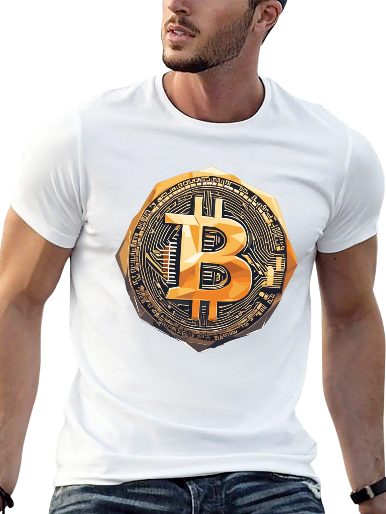 Bitcoin Graphic Tee - Crypto Currency Fashion