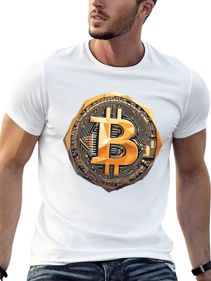 Bitcoin Graphic Tee - Crypto Currency Fashion