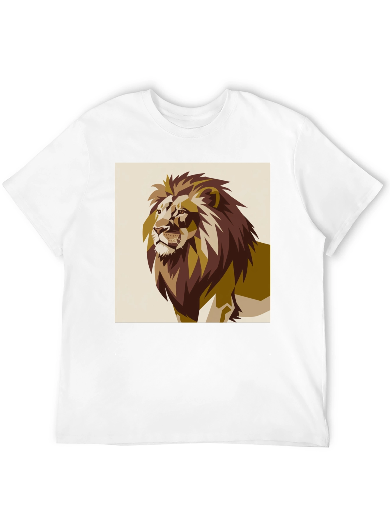 Lion Graphic Tee - Bold Animal Print