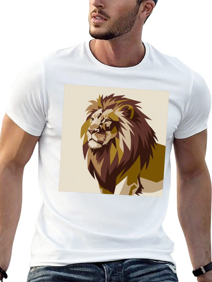 Lion Graphic Tee - Bold Animal Print