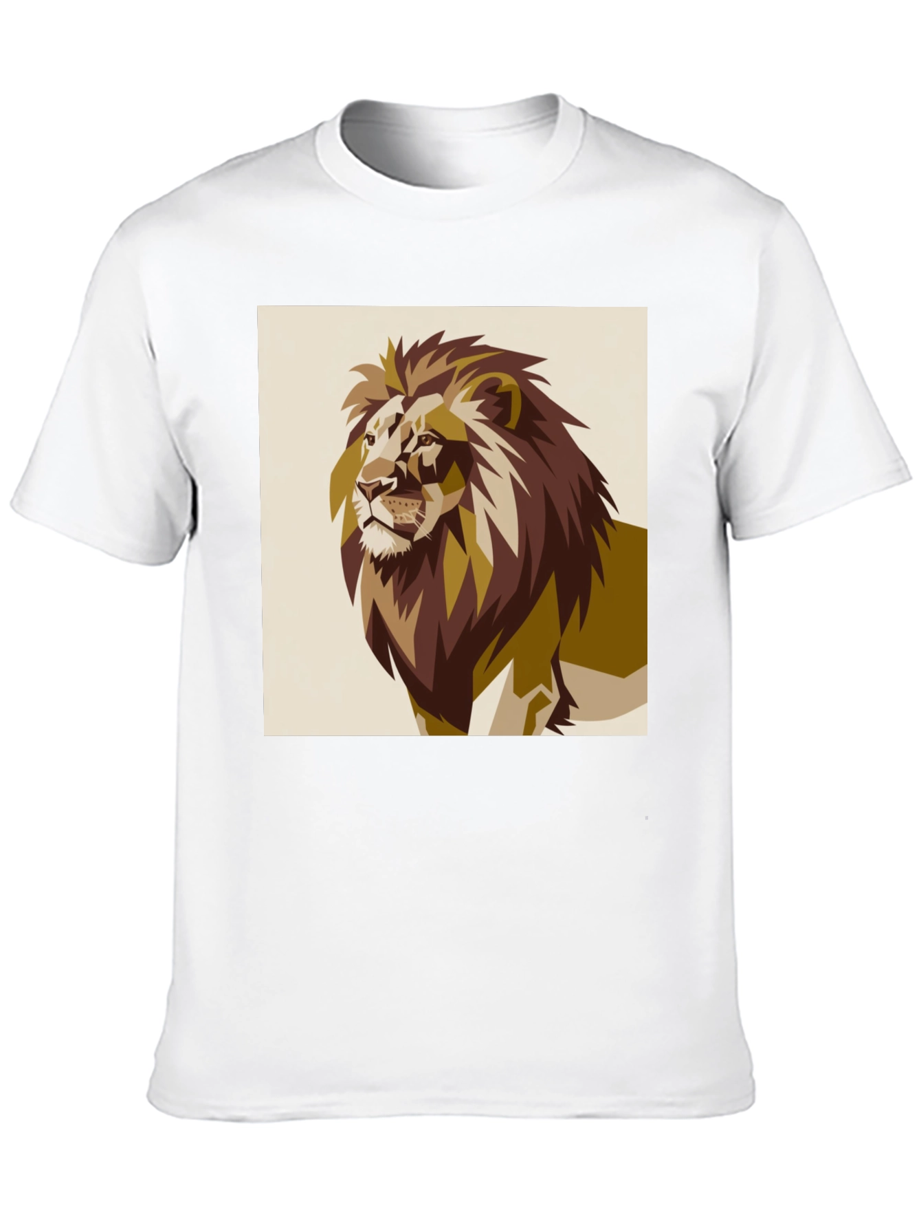 Lion Graphic Tee - Bold Animal Print