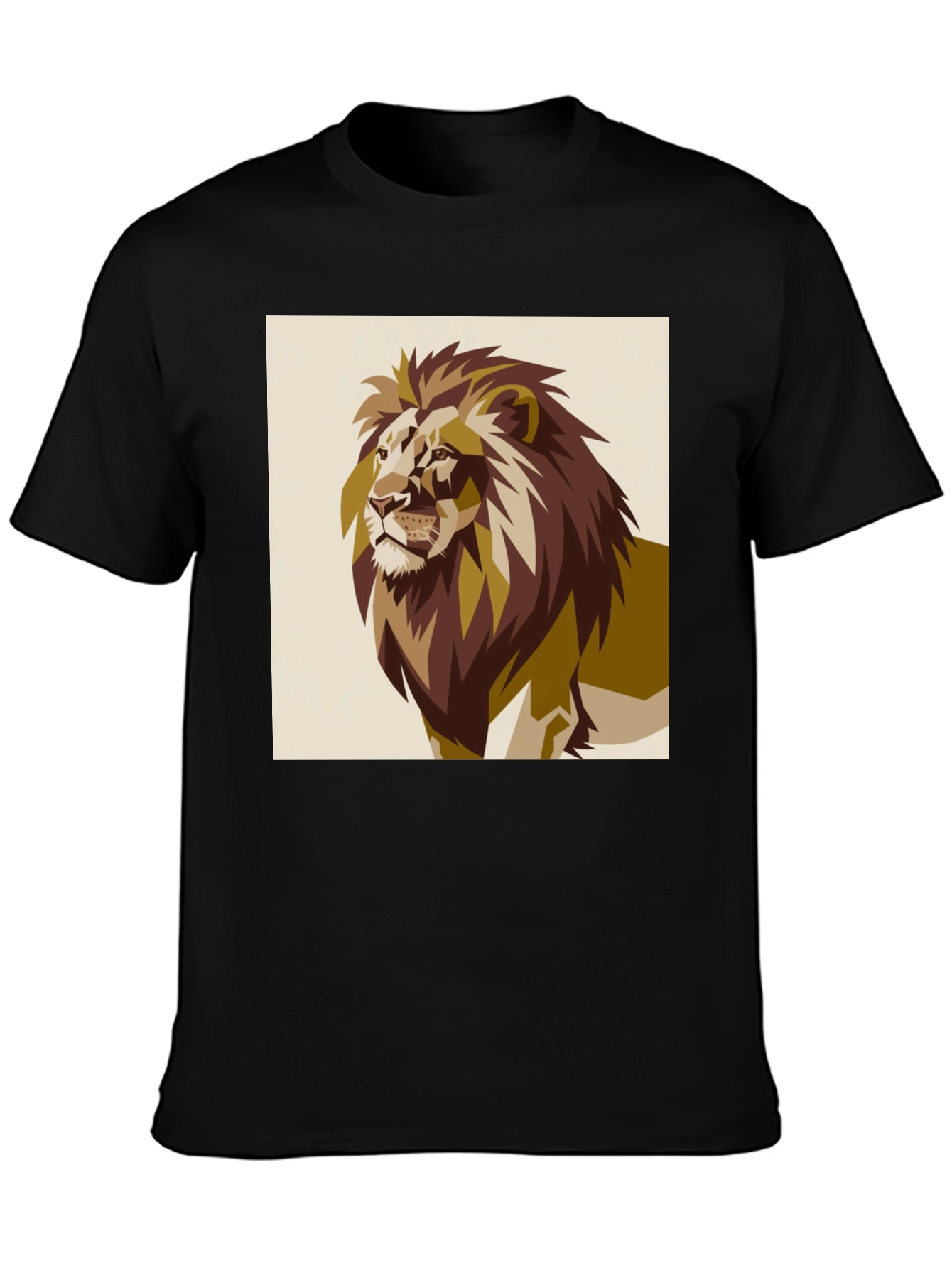 Lion Graphic Tee - Bold Animal Print