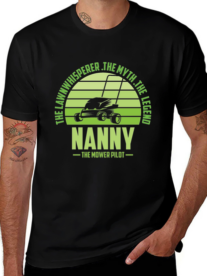 Nanny The Mower Pilot Graphic T-Shirt