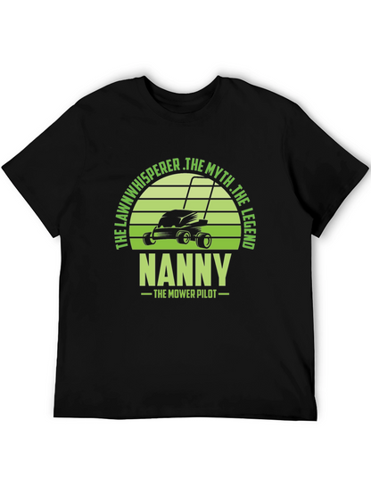 Nanny The Mower Pilot Graphic T-Shirt