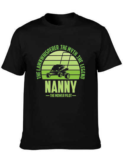 Nanny The Mower Pilot Graphic T-Shirt