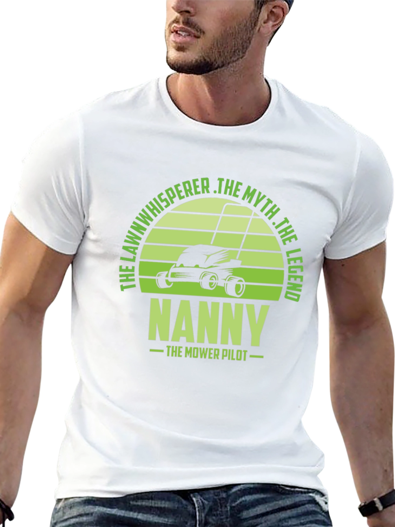 Nanny The Mower Pilot Graphic T-Shirt