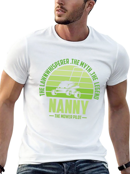 Nanny The Mower Pilot Graphic T-Shirt