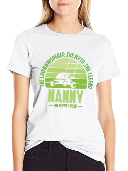 Nanny The Mower Pilot Graphic T-Shirt