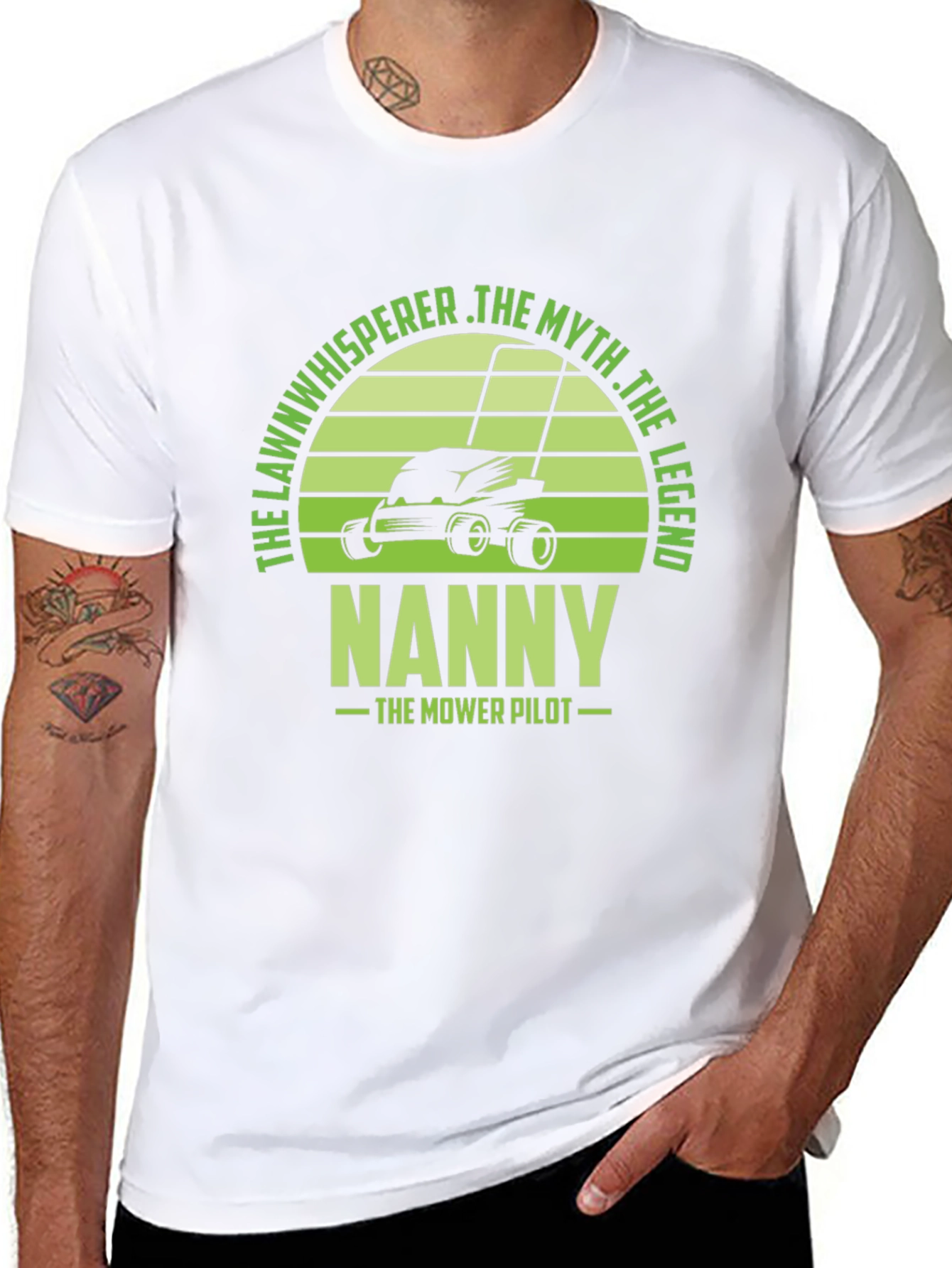 Nanny The Mower Pilot Graphic T-Shirt