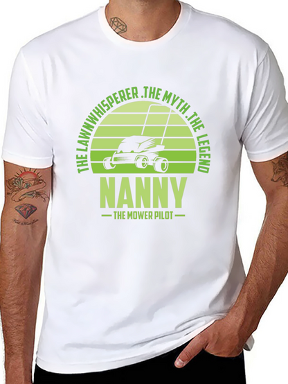Nanny The Mower Pilot Graphic T-Shirt