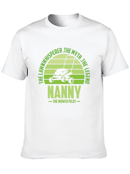 Nanny The Mower Pilot Graphic T-Shirt