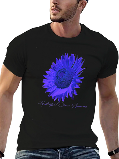 Huntingtons Disease Awareness Sunflower T-Shirt