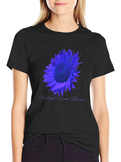 Huntingtons Disease Awareness Sunflower T-Shirt