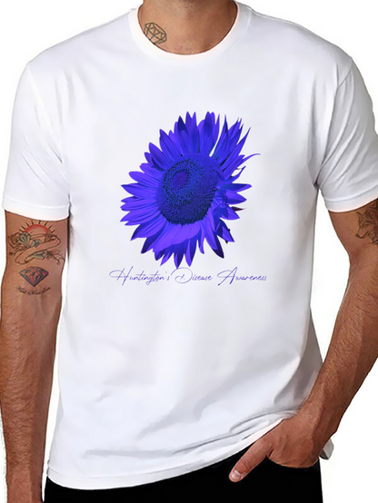 Huntingtons Disease Awareness Sunflower T-Shirt