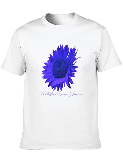 Huntingtons Disease Awareness Sunflower T-Shirt