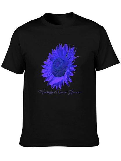 Huntingtons Disease Awareness Sunflower T-Shirt