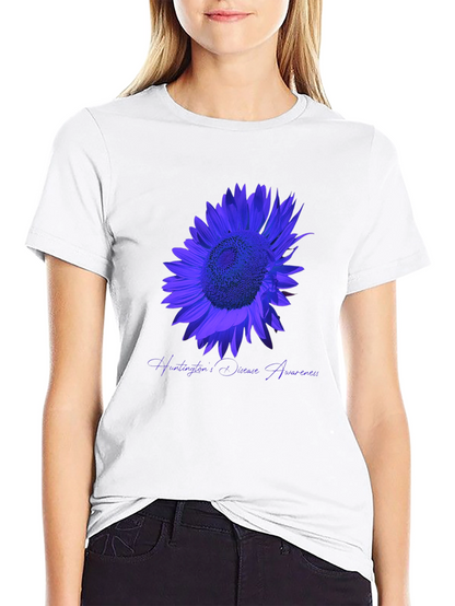 Huntingtons Disease Awareness Sunflower T-Shirt