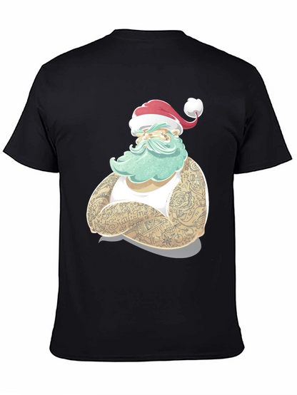 Tattooed Santa Claus Graphic T-Shirt