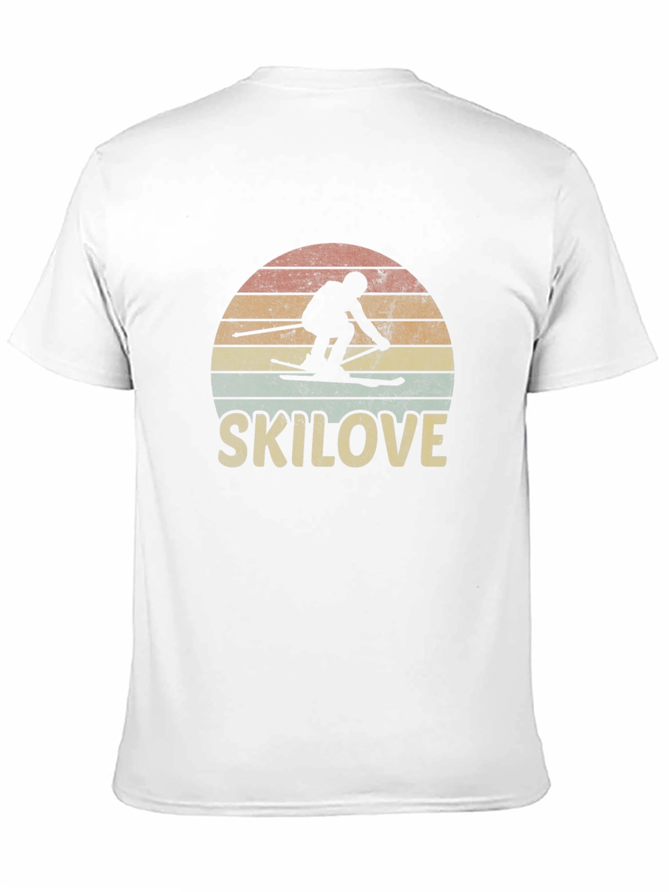 Ski Love Retro Graphic T-Shirt