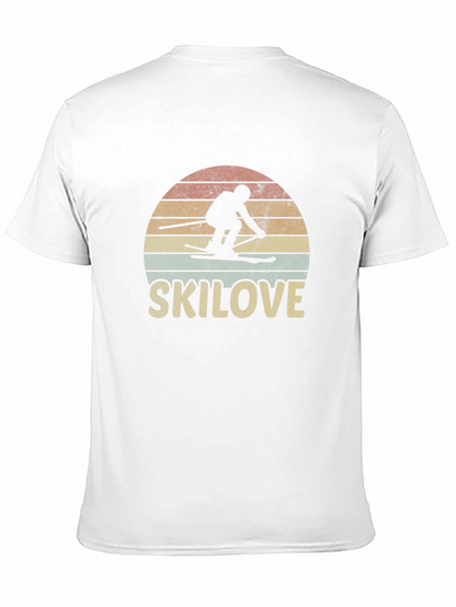 Ski Love Retro Graphic T-Shirt