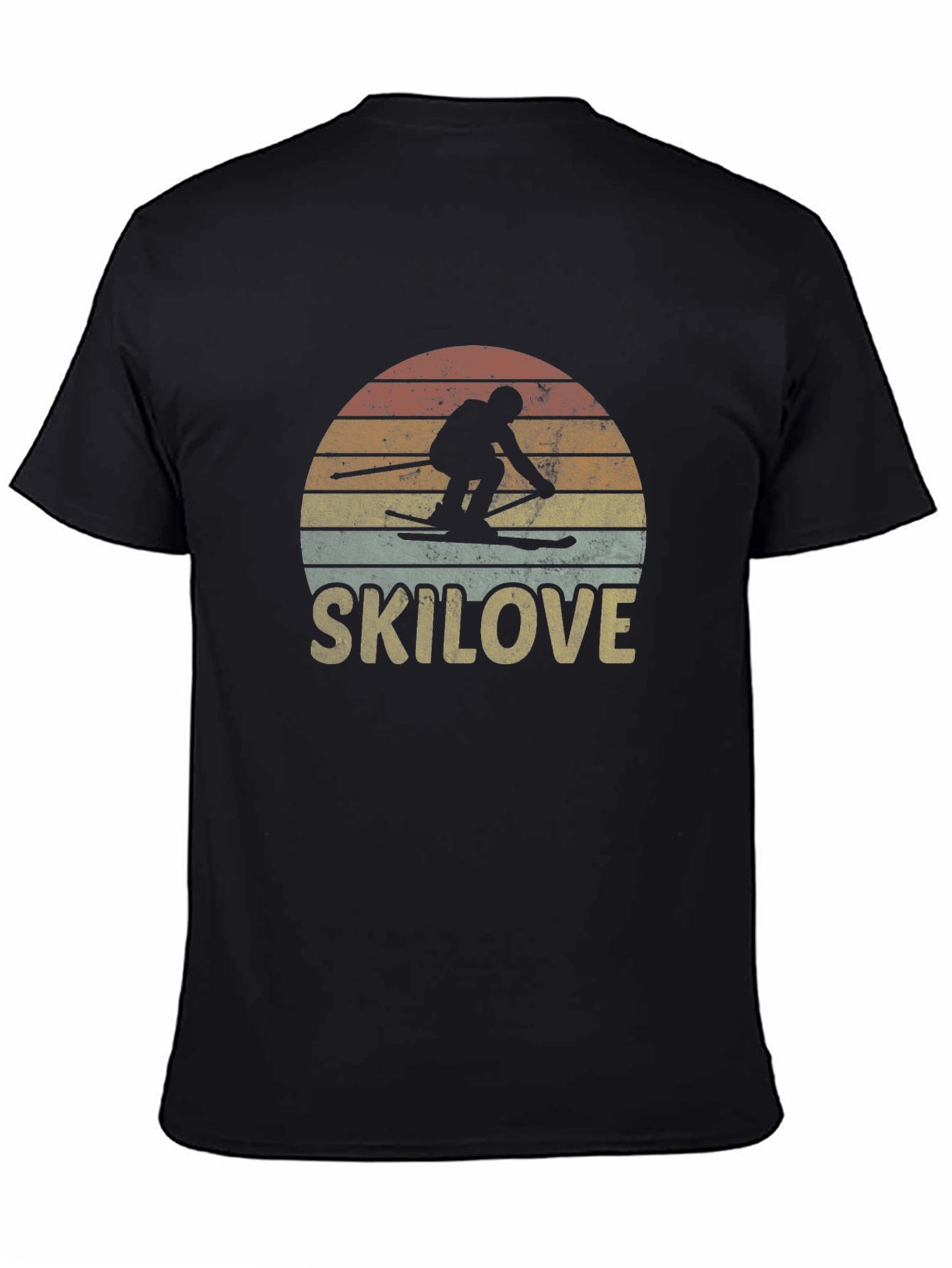 Ski Love Retro Graphic T-Shirt