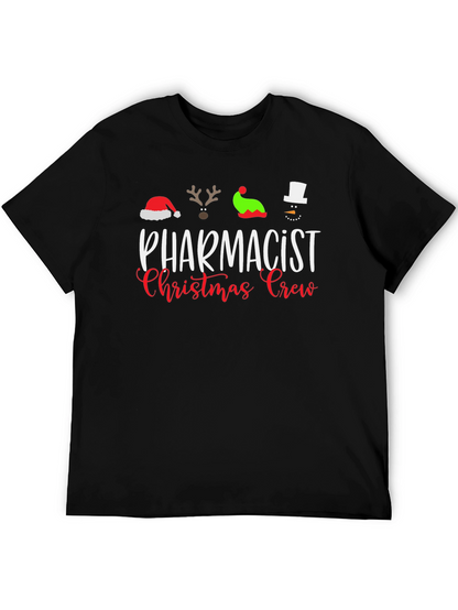Pharmacist Christmas Crew T-Shirt
