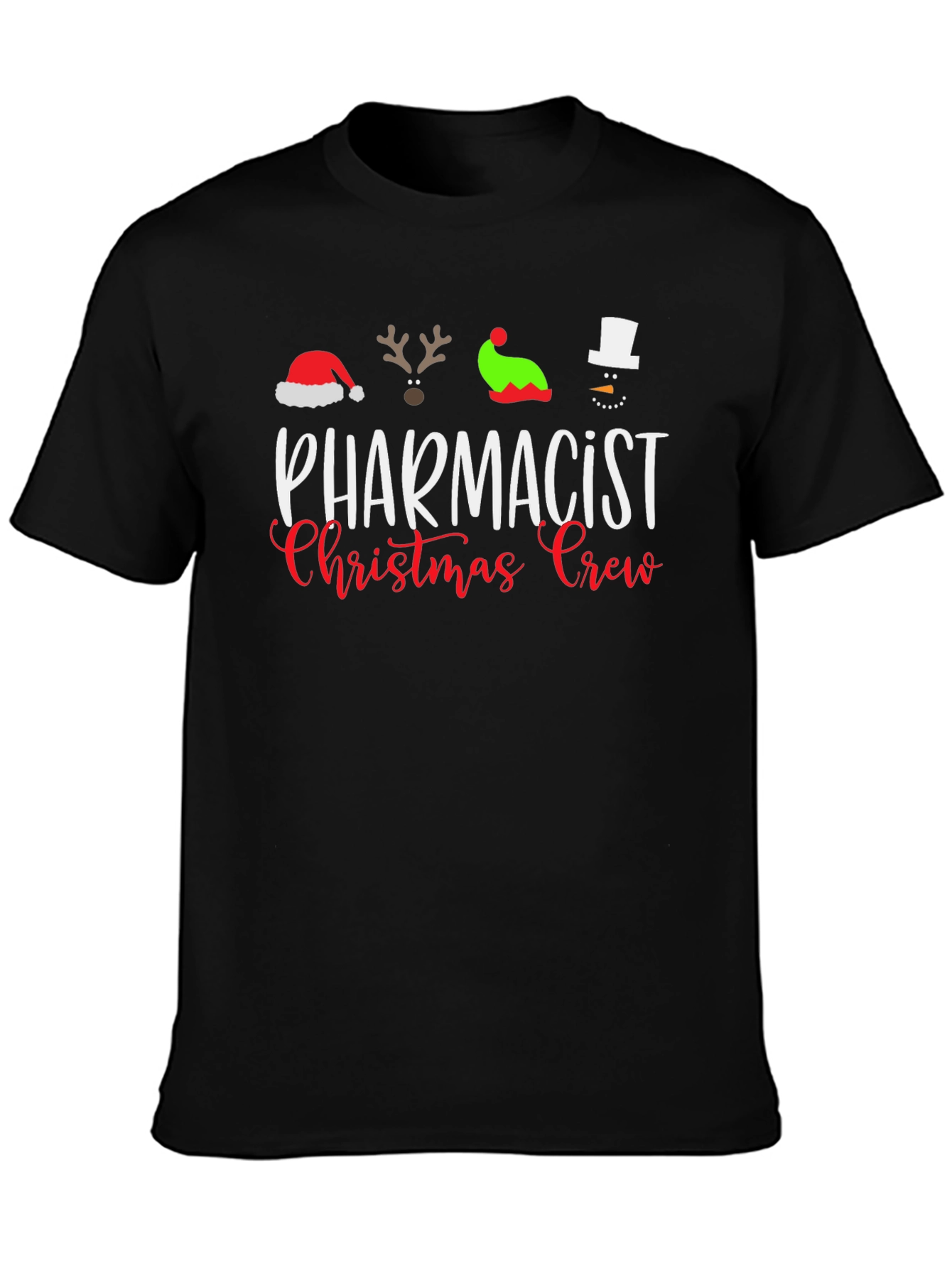 Pharmacist Christmas Crew T-Shirt