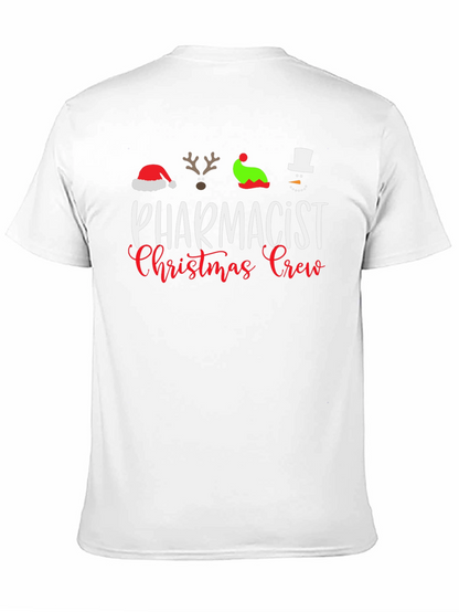 Pharmacist Christmas Crew T-Shirt