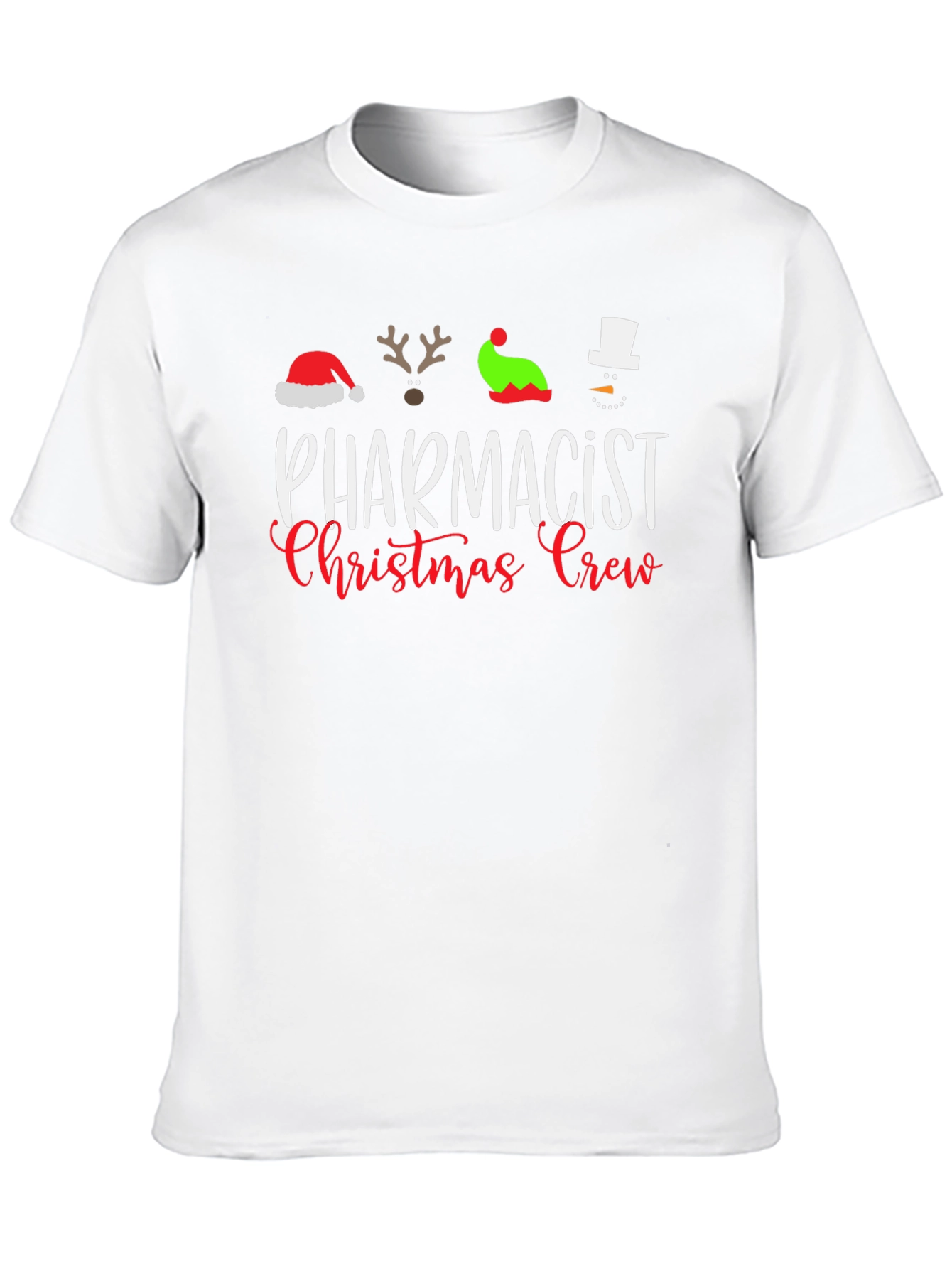 Pharmacist Christmas Crew T-Shirt