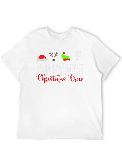 Pharmacist Christmas Crew T-Shirt