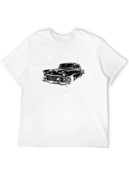 Im Not Old Im Classic Car Graphic Black T-Shirt