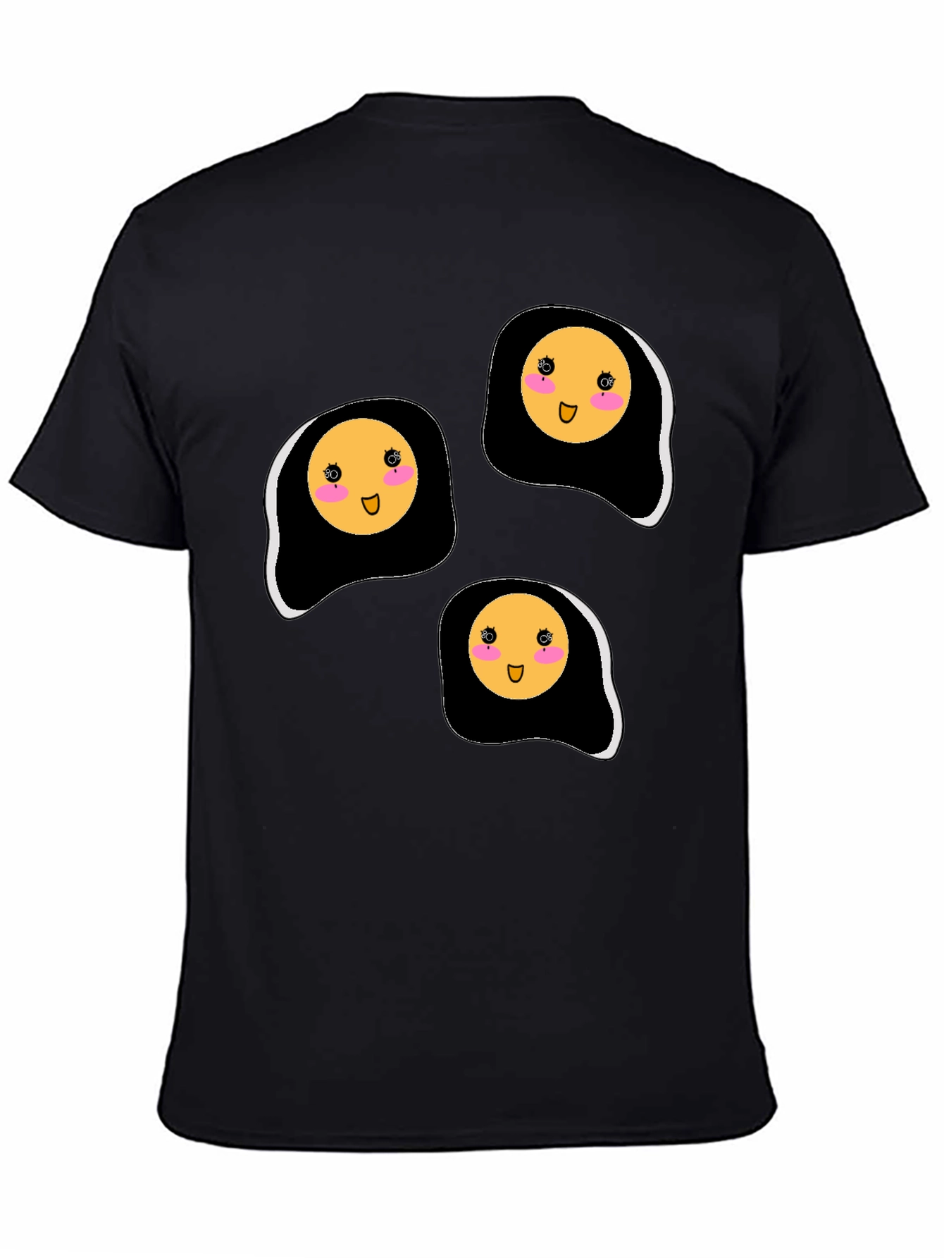 Cute Kawaii Fried Eggs Graphic T-Shirt